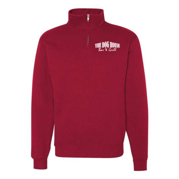 Unisex Nublend Cadet Collar Quarter Zip Sweatshirt - Embroidered Logo Thumbnail