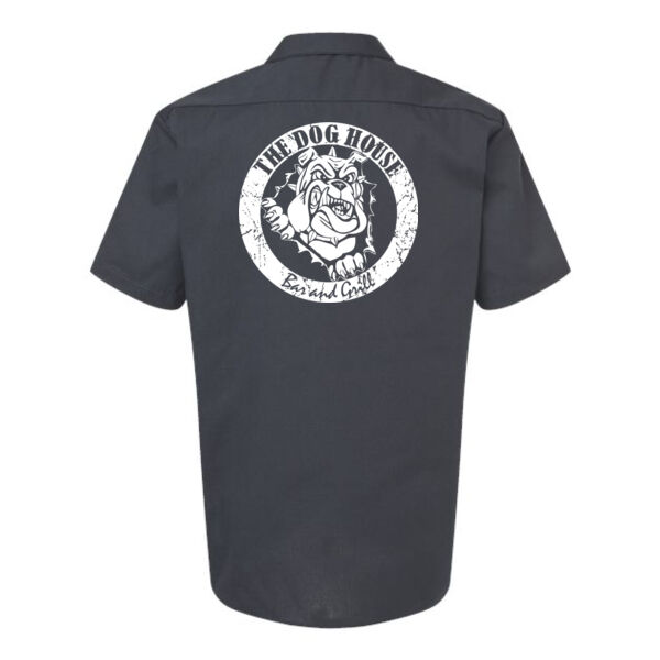 Mens Industrial Short Sleeve Work Shirt - Printed Logos Thumbnail