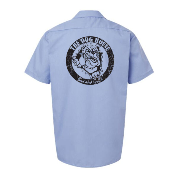 Mens Industrial Short Sleeve Work Shirt - Printed Logos Thumbnail