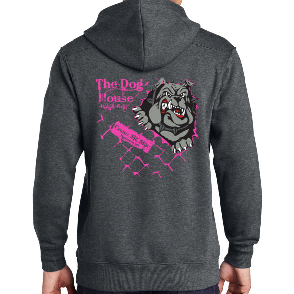 Sport-Tek® Lace Up Pullover Hooded Sweatshirt - Printed Logos Thumbnail