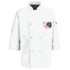 Button Chef Coat with Thermometer Pocket Thumbnail