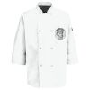 Eight Pearl Button Chef Coat with Thermometer Pocket Thumbnail