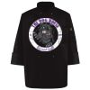 Ten Pearl Button Black Chef Coat Thumbnail