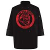 Ten Pearl Button Black Chef Coat Thumbnail