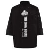 Ten Pearl Button Black Chef Coat Thumbnail