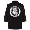 Ten Pearl Button Black Chef Coat Thumbnail